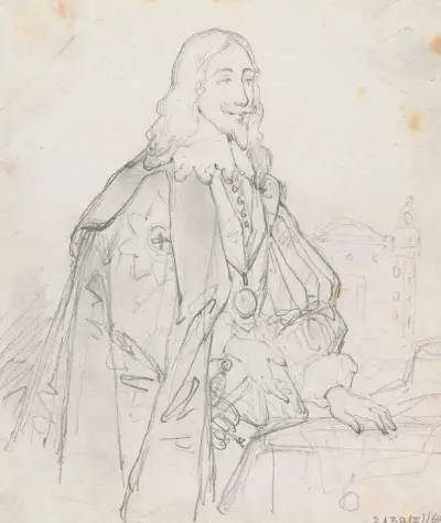 Porträtt av en man av Nicaise De Keyser