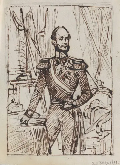 Porträtt av en man av Nicaise De Keyser