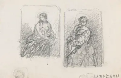 Porträtt av en kvinna av Nicaise De Keyser