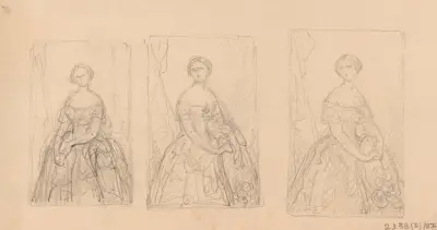 Porträtt av en kvinna av Nicaise De Keyser