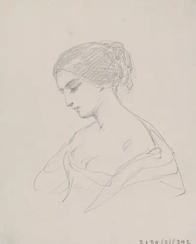 Bildnis einer Frau – Nr. 16 von Nicaise De Keyser