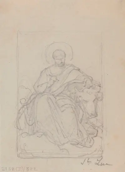 Sankt Lukas av Nicaise De Keyser