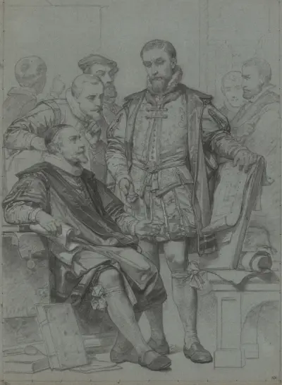 Arkitekten Cornelis Floris II av Nicaise De Keyser