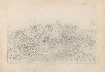 The Battle of Nieuwpoort av Nicaise De Keyser
