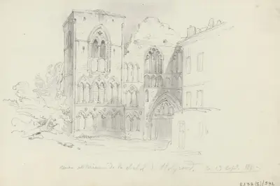 Det heliga korsets kapell på Holyrood Palace av Nicaise De Keyser