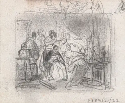 Marie de' Medici's död av Nicaise De Keyser