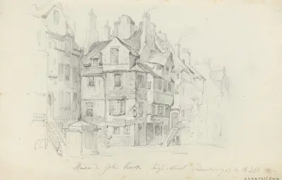 John Knox hus i Edinburgh av Nicaise De Keyser