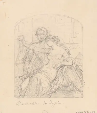 Teckningens uppfinning av Nicaise De Keyser