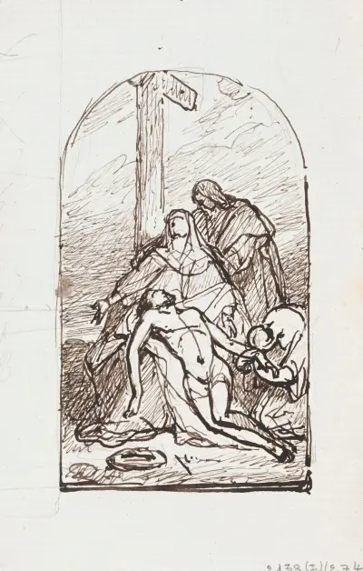 Klagosången över den döde Kristus av Nicaise De Keyser