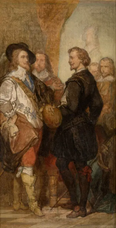 Målaren Anthony van Dyck i London av Nicaise De Keyser