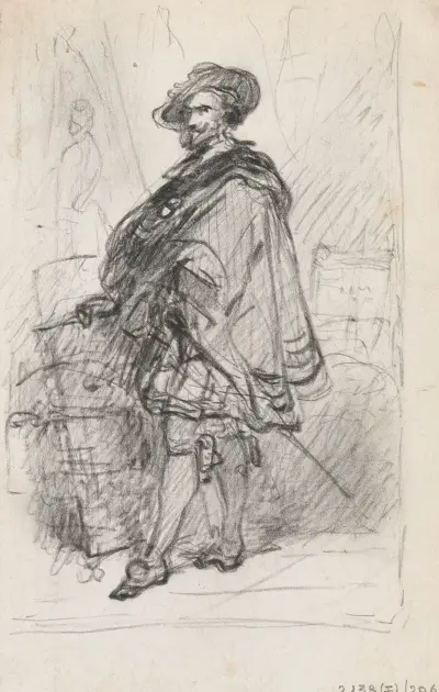 The Painter Peter Paul Rubens av Nicaise De Keyser