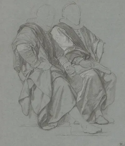 The Painters Adam van Noort and Otto van Veen av Nicaise De Keyser