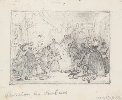 The Pavilion of Peter Paul Rubens av Nicaise De Keyser