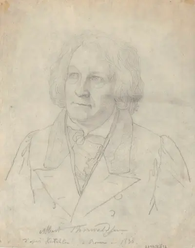 Skulptören Bertel Thorvaldsen av Nicaise De Keyser
