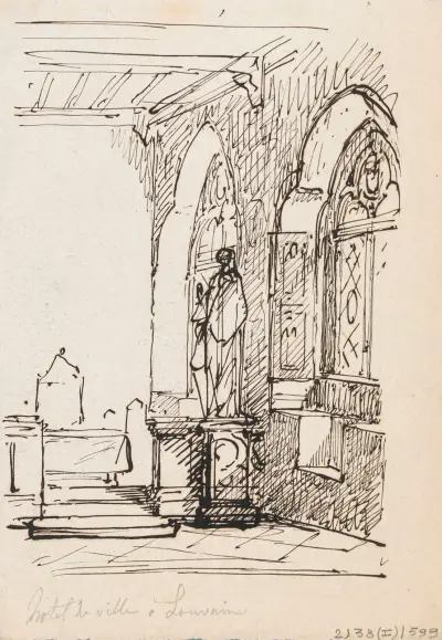Rådhuset i Leuven av Nicaise De Keyser
