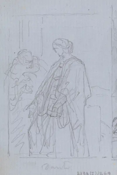 Författaren Dante Alighieri av Nicaise De Keyser