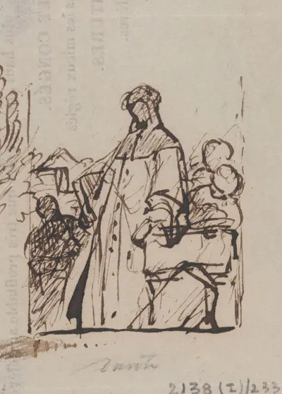 Författaren Dante Alighieri av Nicaise De Keyser