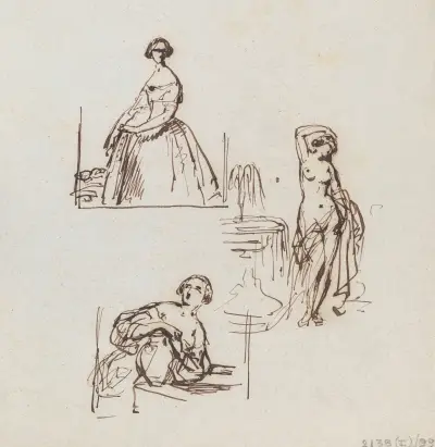 Tre figurer av Nicaise De Keyser