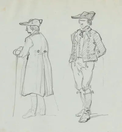 Dvě kostýmní studie – č. 1, Nicaise De Keyser