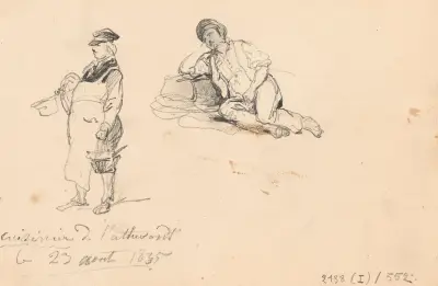 Two Men av Nicaise De Keyser