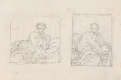 Two Postures av Nicaise De Keyser