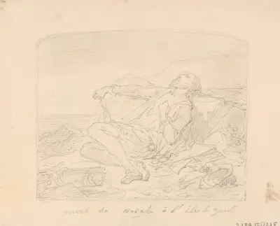 Vesalius dör på ön Zante av Nicaise De Keyser