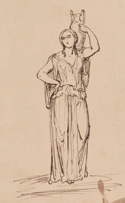 Kvinna med kanna av Nicaise De Keyser