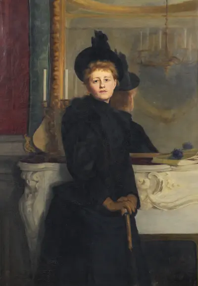 Self portrait av Ava de Lagercrantz