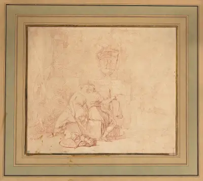 The Kiss of Peace and Justice av Gerard de Lairesse