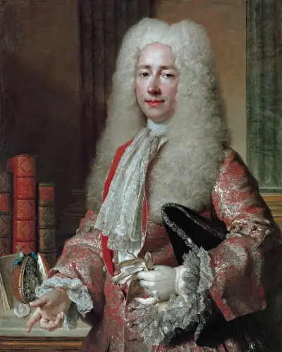 Portrait de Conrad Detlef, comte de Dehn av Nicolas de Largillière