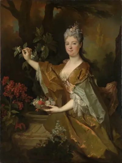 Portrait of a lady av Nicolas de Largillière