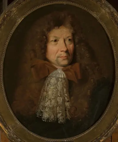 Portrait of a man (Pierre van Schuppen), 1680 av Nicolas de Largillière