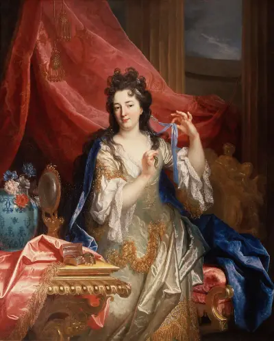 Portrait of a Woman, 1696 – nr 2 av Nicolas de Largillière