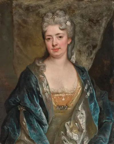 Porträtt av en kvinna av Nicolas de Largillière