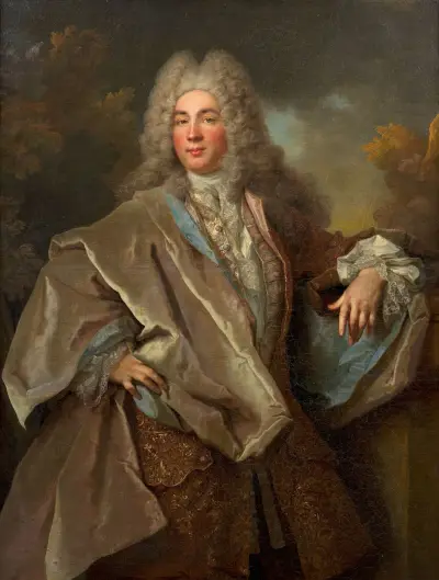 Porträtt av Guillaume Pierre Legrand de Beauregard av Nicolas de Largillière