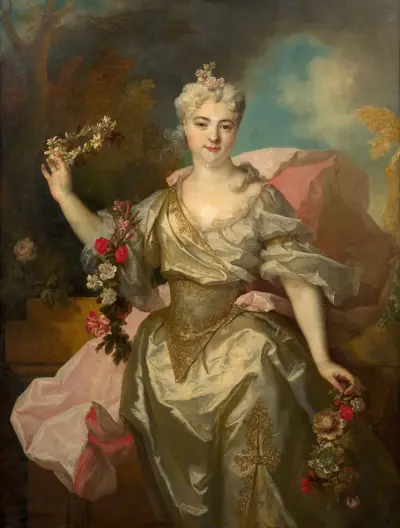 Portrait of Marie Antoinette Hereford av Nicolas de Largillière