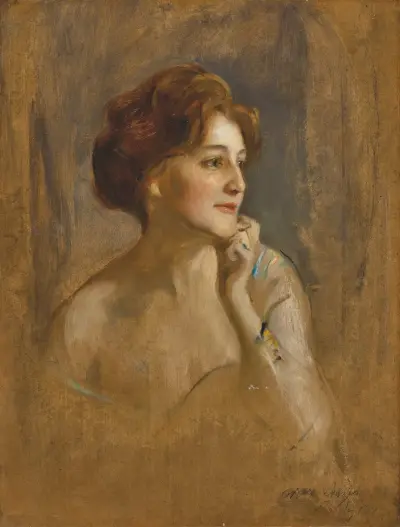 Gräfin Robert de Pourtalès, geborene Marie Elisabeth van Rijck von Philip Alexius de László
