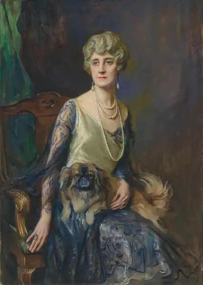 Mrs Frederick Lorenz Pratt, née Jeannie Jewett Williams av Philip Alexius de László