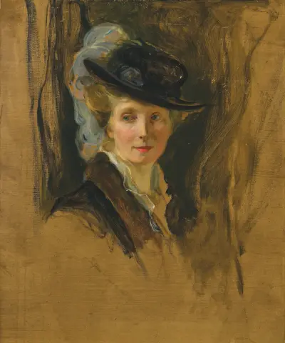 Mrs. Philip de László, geborene Lucy Guinness von Philip Alexius de László