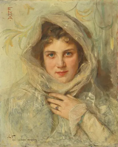 Porträtt av Wilhelmine Preetorius av Philip Alexius de László
