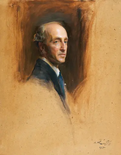 Study portrait of Baron Georg Franckenstein av Philip Alexius de László