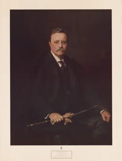 Theodore Roosevelt 26th President of the United States av Philip Alexius de László