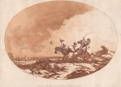 En blåsig dag av Philip James de Loutherbourg