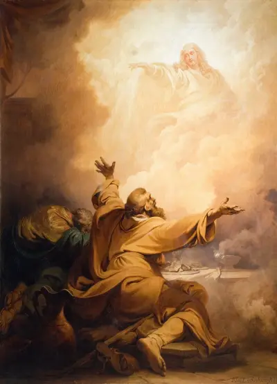 Chrystus ukazujący się uczniom w Emaus, Philip James de Loutherbourg