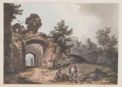 Dudley Castle av Philip James de Loutherbourg