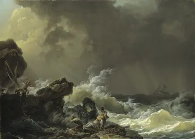 Skeppsbrott av Philip James de Loutherbourg