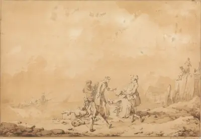 Smugglers av Philip James de Loutherbourg