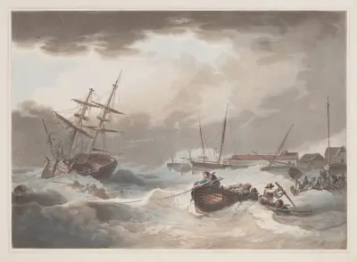 Storm off Margate av Philip James de Loutherbourg