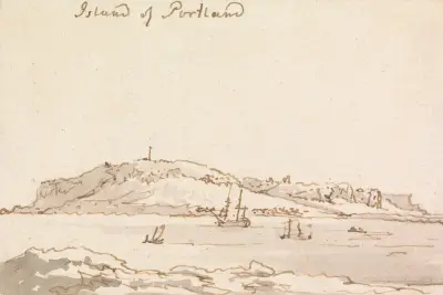 The Island of Portland av Philip James de Loutherbourg