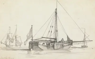 Tři lodě, Philip James de Loutherbourg